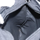 PRADA Shoulder Bag Nylon Black Silver Auth 143341-19