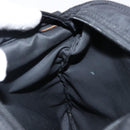 PRADA Shoulder Bag Nylon Black Silver Auth 143341-20