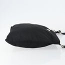 PRADA Shoulder Bag Nylon Black Silver Auth 143341-3