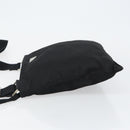 PRADA Shoulder Bag Nylon Black Silver Auth 143341-4