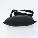 PRADA Shoulder Bag Nylon Black Silver Auth 143341-5