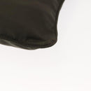 PRADA Shoulder Bag Nylon Khaki Silver Auth 143342-17