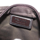 PRADA Shoulder Bag Nylon Khaki Silver Auth 143342-19