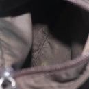 PRADA Shoulder Bag Nylon Khaki Silver Auth 143342-11