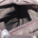 PRADA Shoulder Bag Nylon Khaki Silver Auth 143342-20