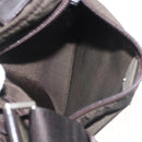 PRADA Shoulder Bag Nylon Khaki Silver Auth 143342-22