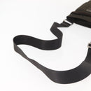 PRADA Shoulder Bag Nylon Khaki Silver Auth 143342-7