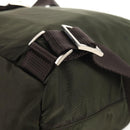 PRADA Backpack Nylon Khaki Silver Auth 143343-20