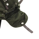 PRADA Backpack Nylon Khaki Silver Auth 143343-23