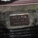 PRADA Backpack Nylon Khaki Silver Auth 143343-25