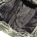 PRADA Backpack Nylon Khaki Silver Auth 143343-26