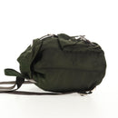 PRADA Backpack Nylon Khaki Silver Auth 143343-4
