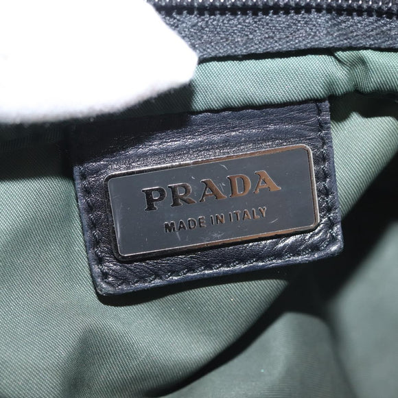 PRADA Shoulder Bag Nylon Khaki Auth 143344