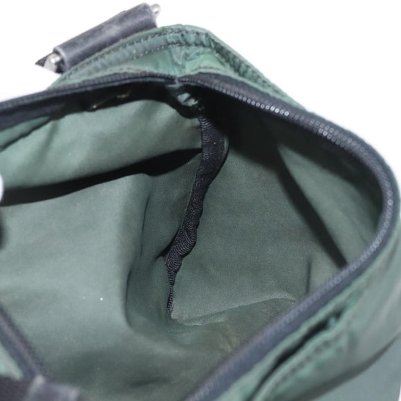 PRADA Shoulder Bag Nylon Khaki Auth 143344