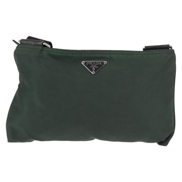 PRADA Shoulder Bag Nylon Khaki Auth 143344 - 0