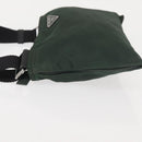 PRADA Shoulder Bag Nylon Khaki Auth 143344-5