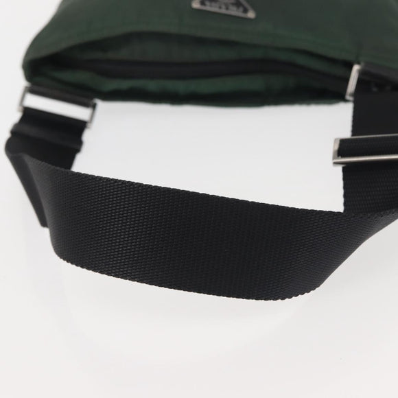 PRADA Shoulder Bag Nylon Khaki Auth 143344