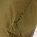 PRADA Tote Bag Nylon Khaki Gold Auth 143347-16