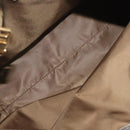 PRADA Tote Bag Nylon Khaki Gold Auth 143347-11