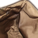 PRADA Tote Bag Nylon Khaki Gold Auth 143347-20