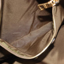 PRADA Tote Bag Nylon Khaki Gold Auth 143347-23