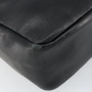 GUCCI Bamboo Hand Bag Leather Black Gold 000 2865 0575 Auth 143348-15