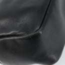 GUCCI Bamboo Hand Bag Leather Black Gold 000 2865 0575 Auth 143348-17