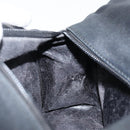 GUCCI Bamboo Hand Bag Leather Black Gold 000 2865 0575 Auth 143348-20