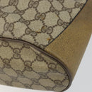 GUCCI GG Supreme Web Sherry Line Shoulder Bag PVC Beige 14 02 034 Auth 143349-15