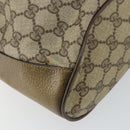 GUCCI GG Supreme Web Sherry Line Shoulder Bag PVC Beige 14 02 034 Auth 143349-16