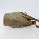 GUCCI GG Supreme Web Sherry Line Shoulder Bag PVC Beige 14 02 034 Auth 143349-3