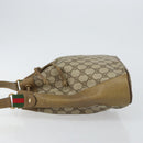 GUCCI GG Supreme Web Sherry Line Shoulder Bag PVC Beige 14 02 034 Auth 143349-4