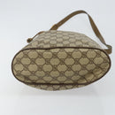 GUCCI GG Supreme Web Sherry Line Shoulder Bag PVC Beige 14 02 034 Auth 143349-5
