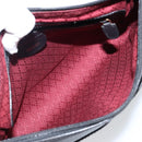 GUCCI Clutch Bag Leather Black Gold Auth 143350-16