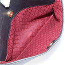 GUCCI Clutch Bag Leather Black Gold Auth 143350-20