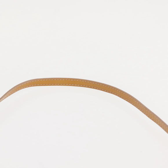 Salvatore Ferragamo Vala Tote Bag Enamel 2way Orange Silver Auth 143352