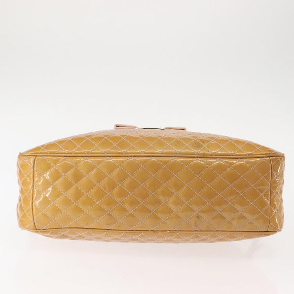 Salvatore Ferragamo Vala Tote Bag Enamel 2way Orange Silver Auth 143352