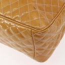 Salvatore Ferragamo Vala Tote Bag Enamel 2way Orange Silver Auth 143352-16