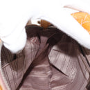 Salvatore Ferragamo Vala Tote Bag Enamel 2way Orange Silver Auth 143352-22