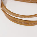 Salvatore Ferragamo Vala Tote Bag Enamel 2way Orange Silver Auth 143352-8