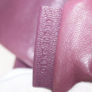 BVLGARI Chandra Shoulder Bag Leather Purple Gold Auth 143355-12