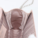 Salvatore Ferragamo Chain Vala Shoulder Bag Enamel Beige Silver Auth 143357-19