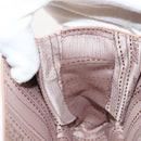 Salvatore Ferragamo Chain Vala Shoulder Bag Enamel Beige Silver Auth 143357-20