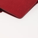 LOUIS VUITTON Epi Agenda PM Day Planner Cover Red R20057 LV Auth 143361-15
