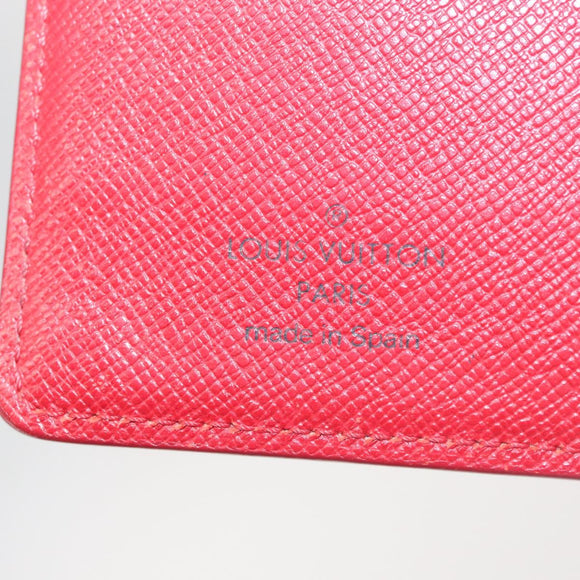 LOUIS VUITTON Epi Agenda PM Day Planner Cover Red R20057 LV Auth 143361