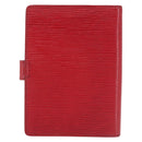 LOUIS VUITTON Epi Agenda PM Day Planner Cover Red R20057 LV Auth 143361-2