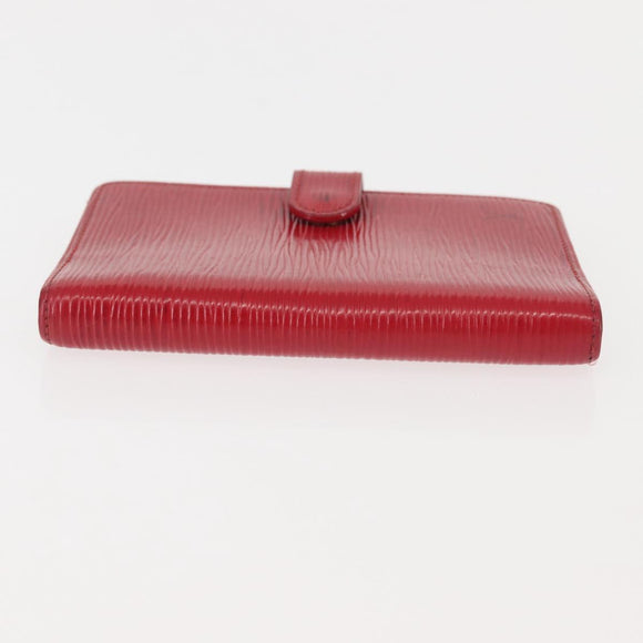 LOUIS VUITTON Epi Agenda PM Day Planner Cover Red R20057 LV Auth 143361