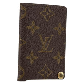 LOUIS VUITTON Monogram Porto Cartes Crdit Pression Card Case M60937 Auth 143363