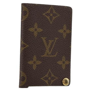 LOUIS VUITTON Monogram Porto Cartes Crdit Pression Card Case M60937 Auth 143363