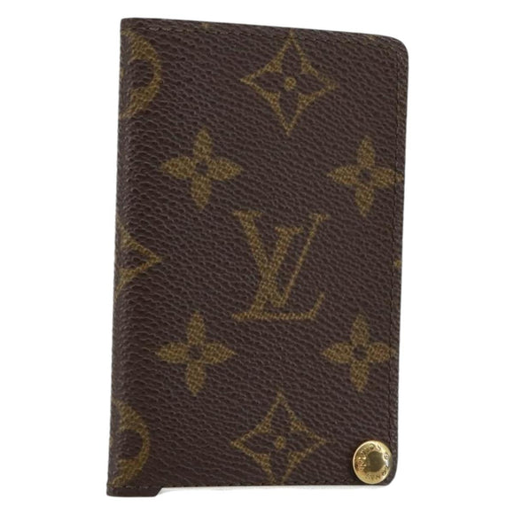 LOUIS VUITTON Monogram Porto Cartes Crdit Pression Card Case M60937 Auth 143363